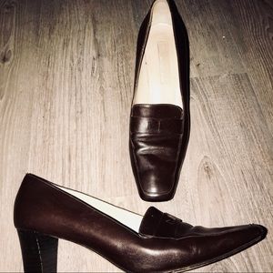 Michael Kors Collection brown penny loafers sz 8.5
